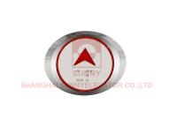 China Elevator Up Button Red Led / Blue Led / Yellow Led Transparent Plastic Characters for sale