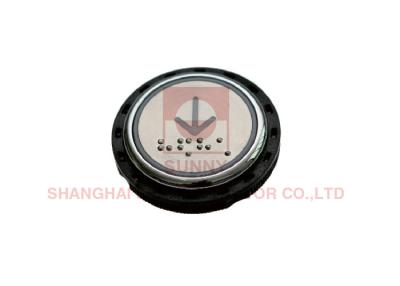 China Passenger Elevator Call Button Elevator Spare Parts Elevator Push Button / Thickness: 18.5MM for sale