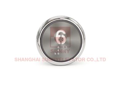 China Braille Elevator Push Button , Replacement Elevator Buttons For Lift Parts for sale