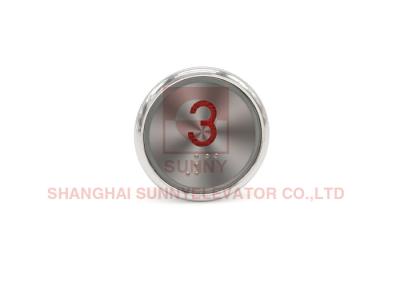 China Elevator Braille Push Button Transparent Plastic Characters With Braille for sale