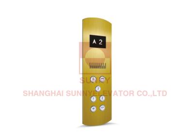Chine Panneau de bouton poussoir de LOP d'HOUBLON d'ascenseur de CANNETTE DE FIL d'or de la cannette de fil Lop/ascenseur à vendre