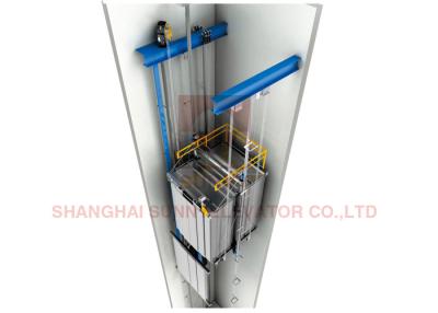 China Elevador de alta velocidade do elevador de bens, oposto ao elevador de frete da porta com sala da máquina à venda