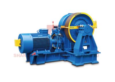 China 8 Pole Elevator Geared Traction Machine With VVVF Control For Lift Part for sale