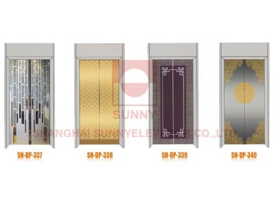 China Mirror / Irregular Grain / Etching Elevator Door , Elevator Door Panel for sale