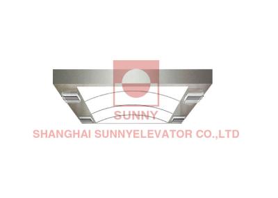 China Ceiling Acrylic Transparency Passenger Elevator White Arch Light Emitting Panel for sale