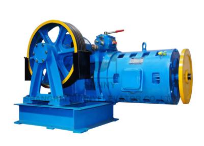 China 220 / 380V Roping 1 / 1 Geared Traction Machine for Residential Elevator Parts for sale