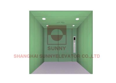 China Machine Roomless MRL Freight Elevator With Steel Plate Floor for building for sale