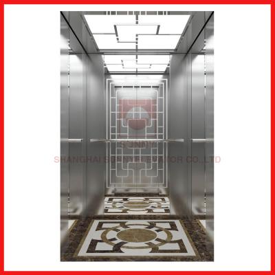 中国 5人のための小さい家の低雑音の高速エレベーター、ステンレス鋼のドアの設計 販売のため
