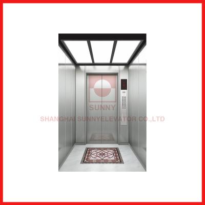 China Counterweight Rear High Speed Elevator , Small Machine Elevator Room Type for sale