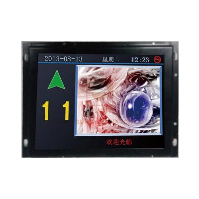 China Advertising Digital Elevator Lcd Display 10.4 Inch Durable Metal Housing for sale