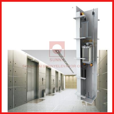 China Machine Roomless Electric Passenger Lift 1.0 - 2.5m/s Speed With Low Noise for sale