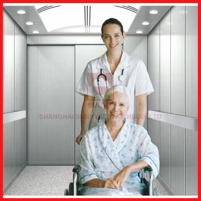 China Medizinischer Patienten-Krankenhaus-Bett-Aufzug-Auto-Größe 1400 * 2400 * 2500mm mit lärmarmem zu verkaufen