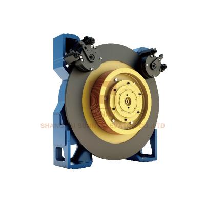 China High Speed Elevator Traction Machine , Traction Lift System Load 1350~1600kg for sale