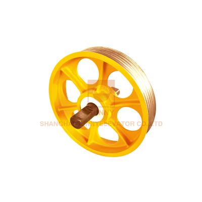 China Cast Iron Sheave Elevator Traction Sheave Wire Rope Sheave Wheels for sale