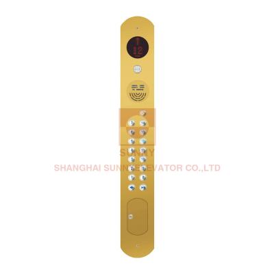 China Titanium Gold Lift Cop Panel Any Optional Button With Box Side Opening for sale