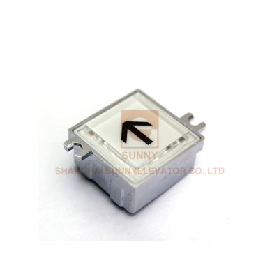 China Zn Alloy Frame And Acrylic Plate Lift Push Button / Elevator Touch Button for sale