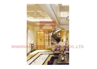 China Steel Band Style Villa Elevator 0.4m/S , High Speed Lift Load 250-400kg for sale
