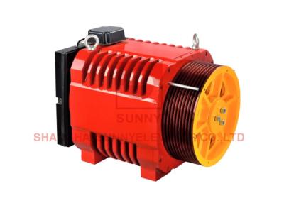 China 2.5m/S Elevator 450mm Sheave Gearless Traction Machine For Passenger Elevator for sale