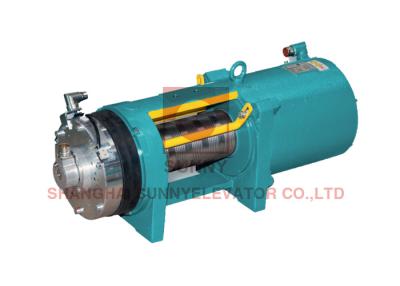 China 1.6m/S Low Noise Compact Gearless Traction Machine For Elevator Parts for sale