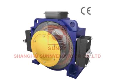 China 380V Mechanical Gearless Traction Machine Motor Passenger Lift Parts for sale