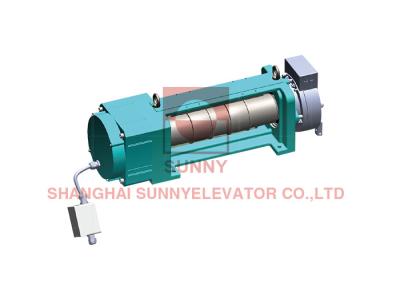 China 480kg Load Traction Drive Gearless Traction Machine For Elevator Lift Parts for sale