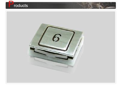 China COP LOP Elevator Push Button with Special Filing Process / Braille Lift Buttons for sale