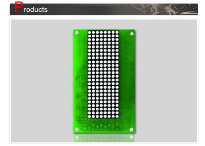 China Dot Matrix Display Panel met Liftlcd Vertoning Groene 132 X 70mm Te koop