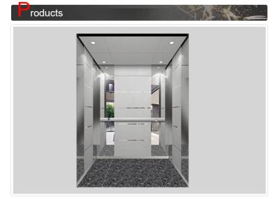 China Energia luxuosa da decoração da cabine do elevador do passageiro - projeto eficiente da cabine do elevador à venda