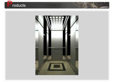 China Hairline Stainless Steel Passenger Lift Elevator Cabin Decoration Vertical for sale