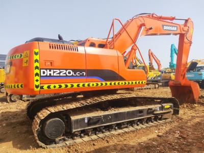 China                  Secondhand Crawler Excavator Doosan Dh220LC-7, Used Digger 220, 100% Original Without Any Repair, Used Construction Machine on Sale              for sale