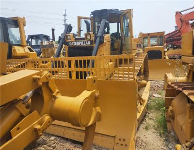 China Nice Second Hand Bulldozer Cat Track Dozer D7r D8r D9r 15.3km/H Max Speed for sale