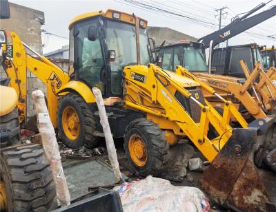 China Front Discharge Used Backhoe Loader Jcb 3cx 4cx In Stock Strong Engine Power for sale