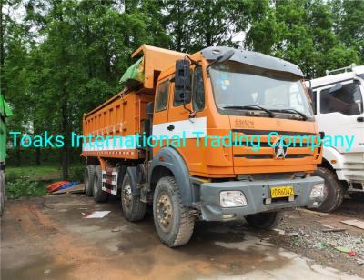 China Front Lifting Style Used Beiben 12 Wheel Dump Truck Benz Tipper Truck for sale