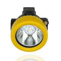Quality Lightweight Cordless Rechargeable Mining Cap Lamps 5000lux 3.7V 2.6Ah IP67 for sale