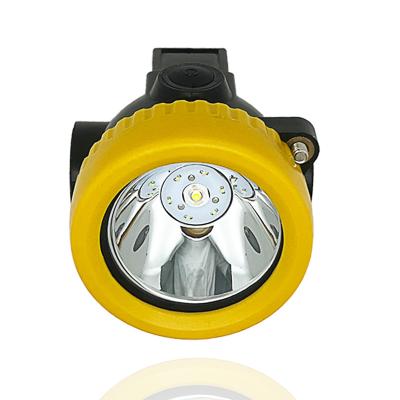 China Lightweight Cordless Rechargeable Mining Cap Lamps 5000lux 3.7V 2.6Ah IP67 for sale