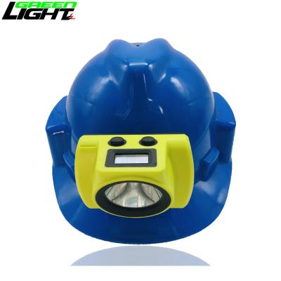 China Safety LED Miners Head Lamp With OLED Display 20000lux Waterproof IP68 for sale