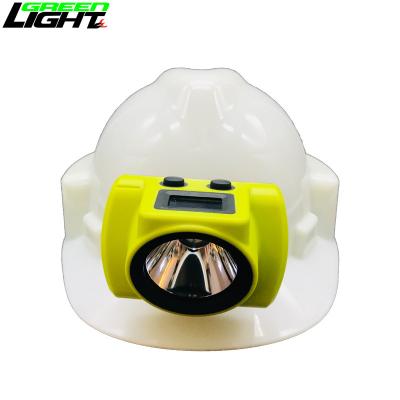China 25000lux Underground Mining Lamp , OLED Display 6.8Ah Explosion Proof Mining Lamp for sale