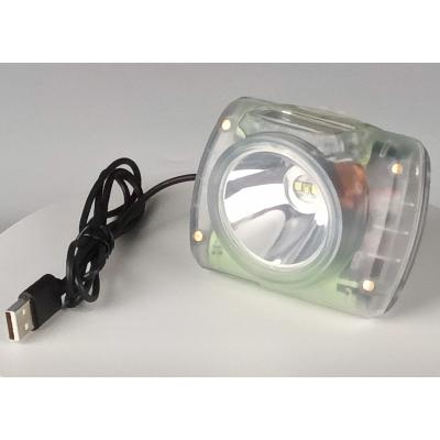 中国 6.8Ah LED石炭鉱山キャップライト IP68 15000lux 鉱山頭灯 販売のため