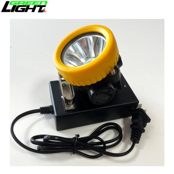 Quality 2.8Ah Underground Cordless Cap Lamp Rechargeable Safety For Miners 5000lux 3.7V for sale