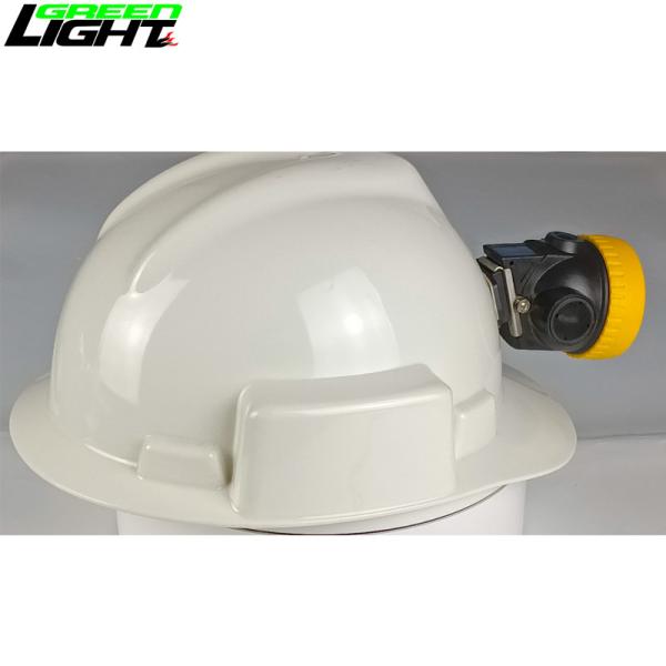 Quality Cordless LED Coal Miner Hard Hat Light IP67 96lm With Over Charging Protection for sale