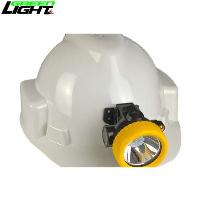China Waterproof IP68 Underground Cap Lamp , LED Mining Lamp 3.7V 96lum 2.8Ah for sale