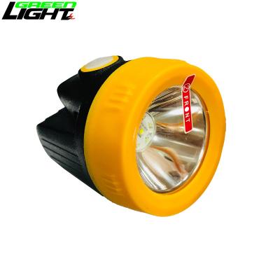 China Wireless Mining Head Light , IP68 10000lux USB Charging LED Mining Cap Lamp for sale