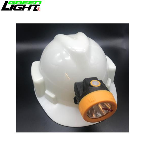 Quality Rechargeable Coal Miners Hat Light 10000lux 3.8Ah Safety Helmet Lamp for sale