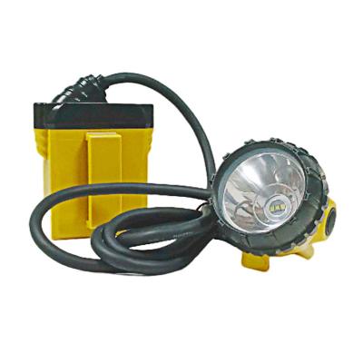 China 25000lux Rechargeable Mining Cap Lamps 800mA 348lum Corded Miner Headlamp for sale