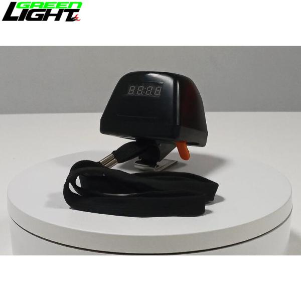 Quality 4500 MAh Underground Mining Cap Lamps IP68 With Safety Rope Digital Screen for sale