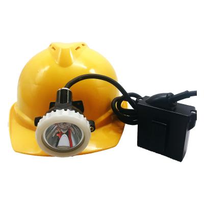 China IP67 LED Miner Cap Lamp , 10000 Lux 3.7V Corded Underground Mining Lamp for sale