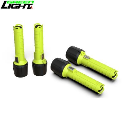 China Waterproof IP68 Explosion Proof Flashlight Torch With SOS 480 Lum 6.4Ah for sale