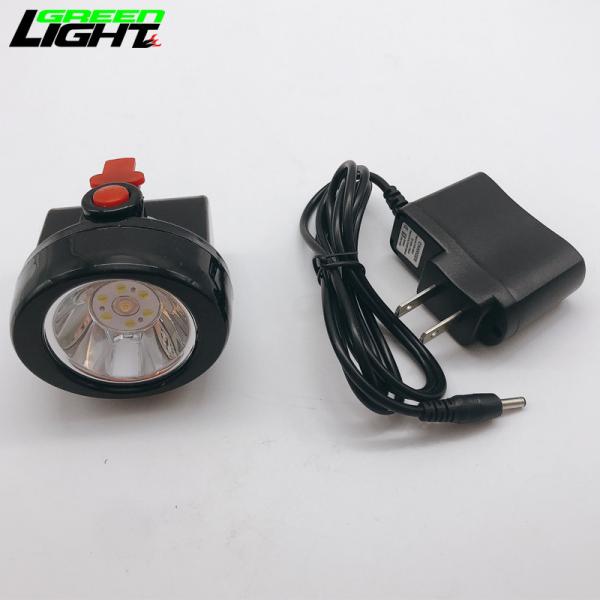 Quality Lightweight Cordless Mining Cap Lamp For Miners IP67 4000LUX 3.7V 0.65W 2.8Ah for sale