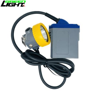 China Explosion Proof Rechargeable Miner Lamp 15000lux 3.7V 6.6Ah IP68 15hrs Long Working Time à venda
