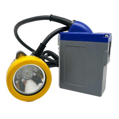 China Continuous Working Time 13-16 Hours LED Miners Cap Lamp With Cable 15000lux 1.67W 3.7V zu verkaufen